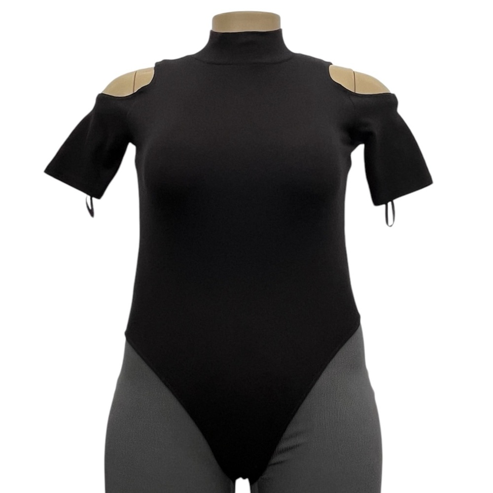 Vintage NWT Women's Size L Black Betty Blue Bodysuit.‎